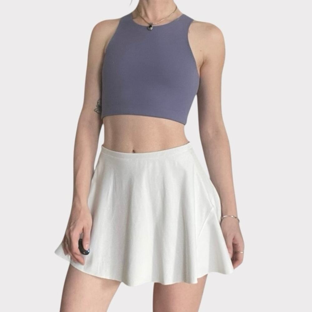 REI Cooperative Athletic Purple Cropped Active Tank Top